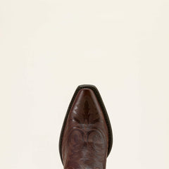 Round Up Collins D Toe Western Boot Women - MAHOGANY