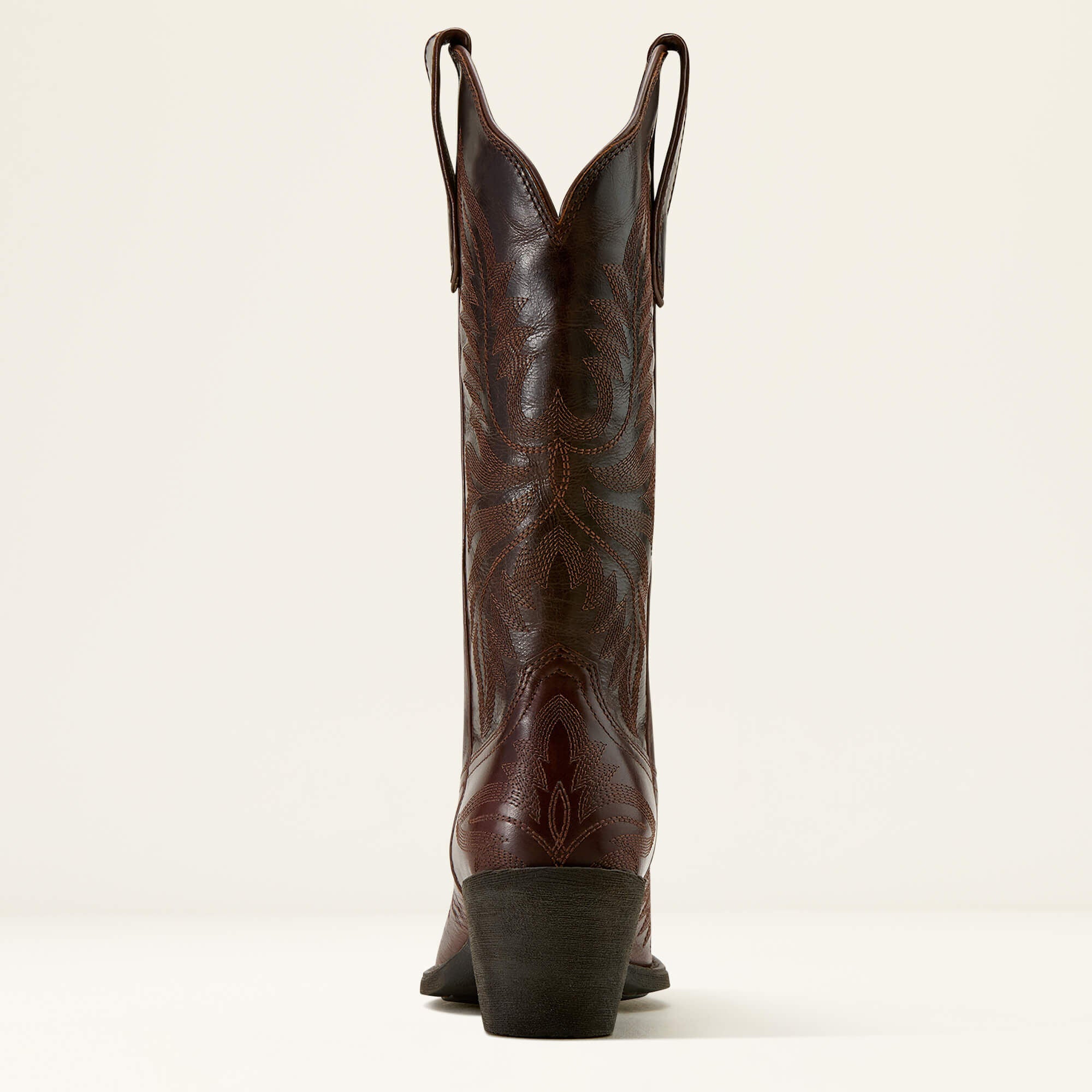 Round Up Collins D Toe Western Boot Women - MAHOGANY