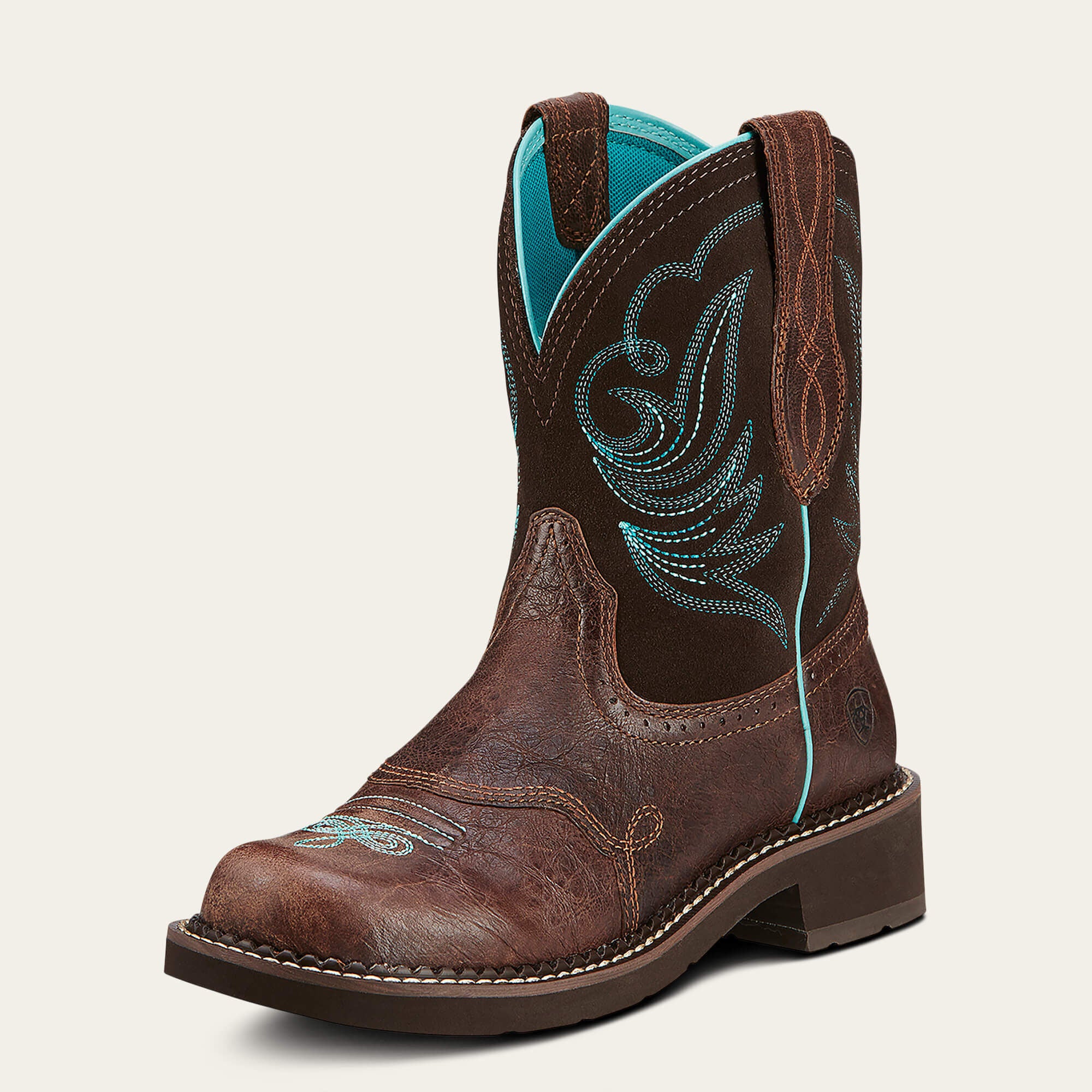 Fatbaby Heritage Dapper Western Boot Women - ROYAL CHOCOLATE