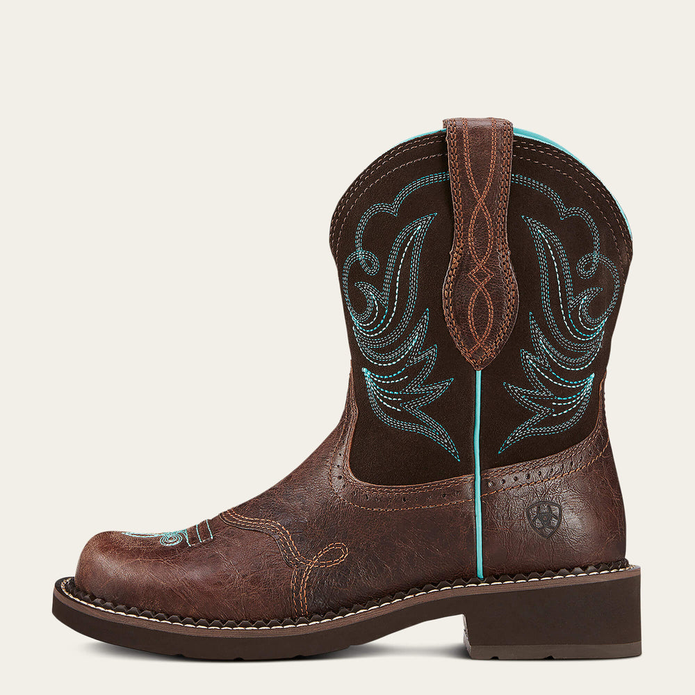 Fatbaby Heritage Dapper Western Boot Women - ROYAL CHOCOLATE