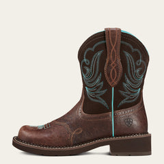 Fatbaby Heritage Dapper Western Boot Women - ROYAL CHOCOLATE