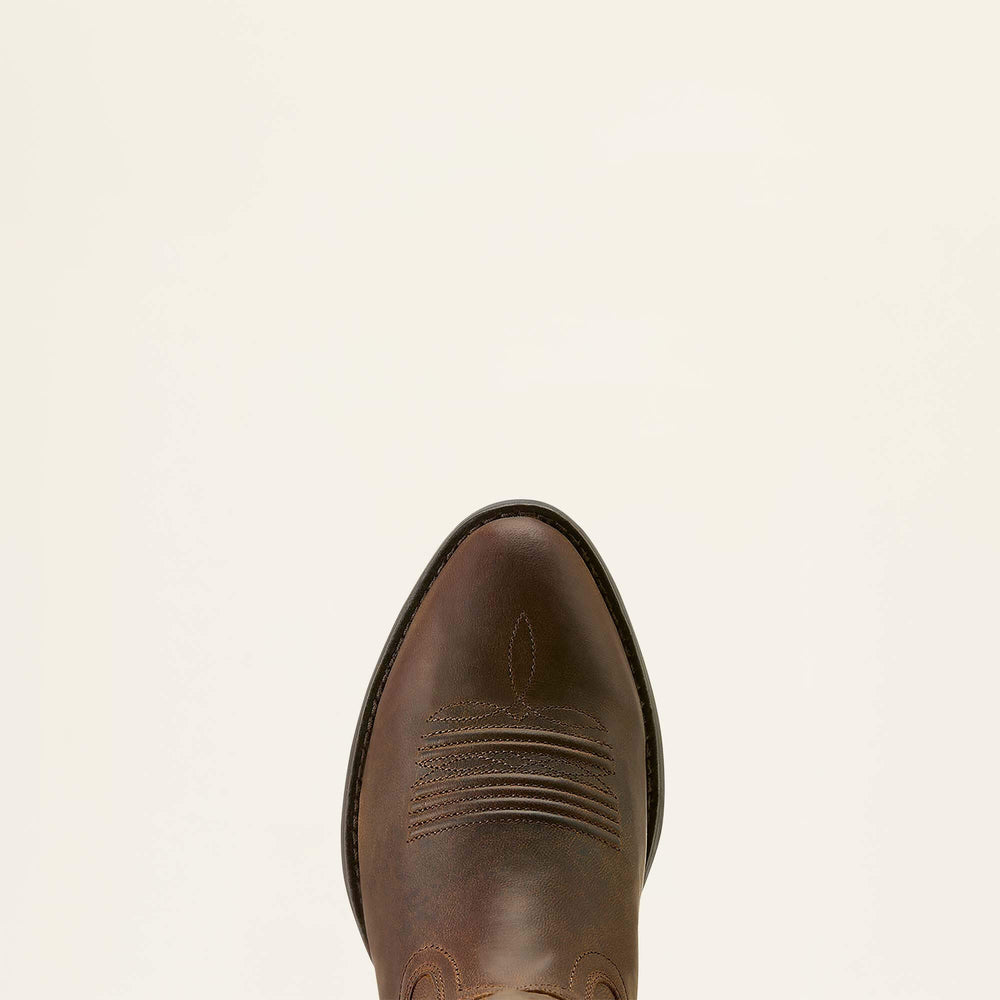 Heritage Retro R Toe Western Boot Women - SASSY BROWN/BRONZE