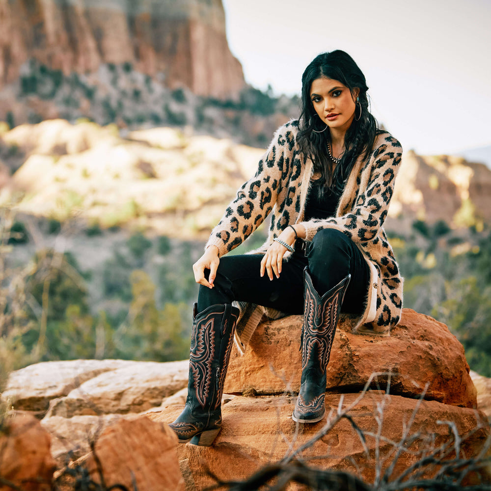 Casanova X Toe Western Boot Women - BROOKLYN BLACK