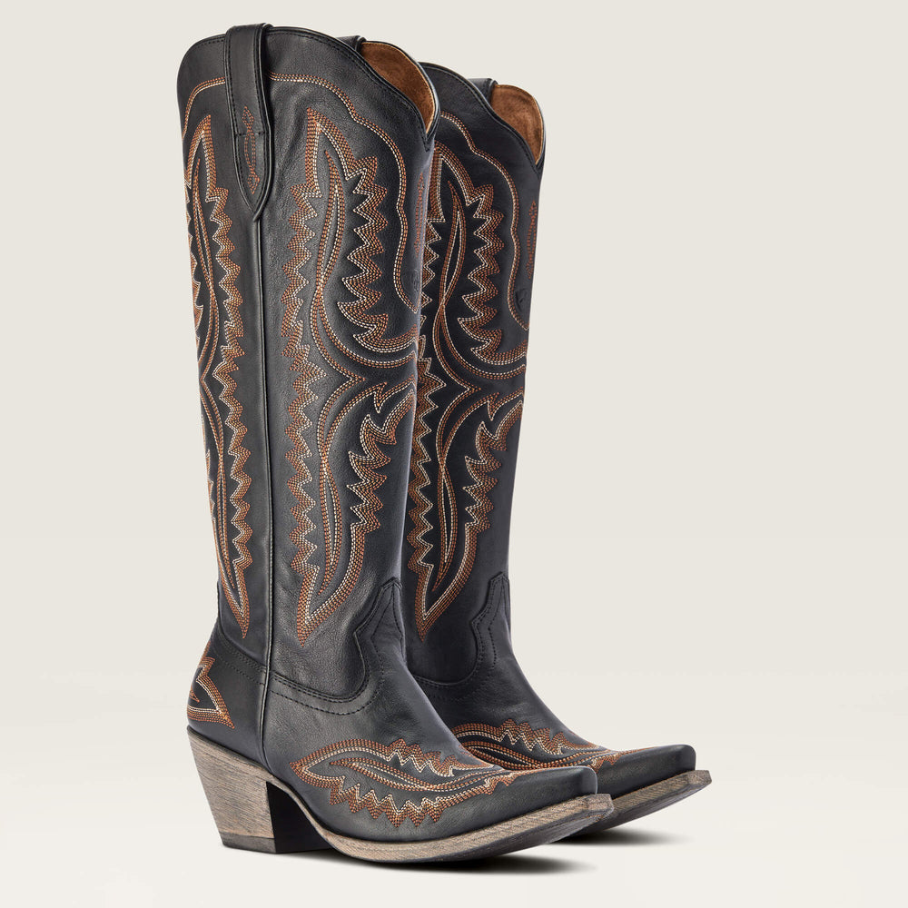 Casanova X Toe Western Boot Women - BROOKLYN BLACK