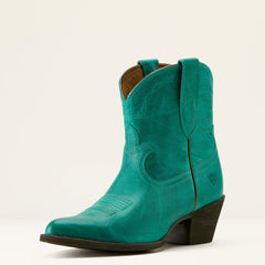 Maggie J Toe Western Boot Women - DEEP TURQUOISE