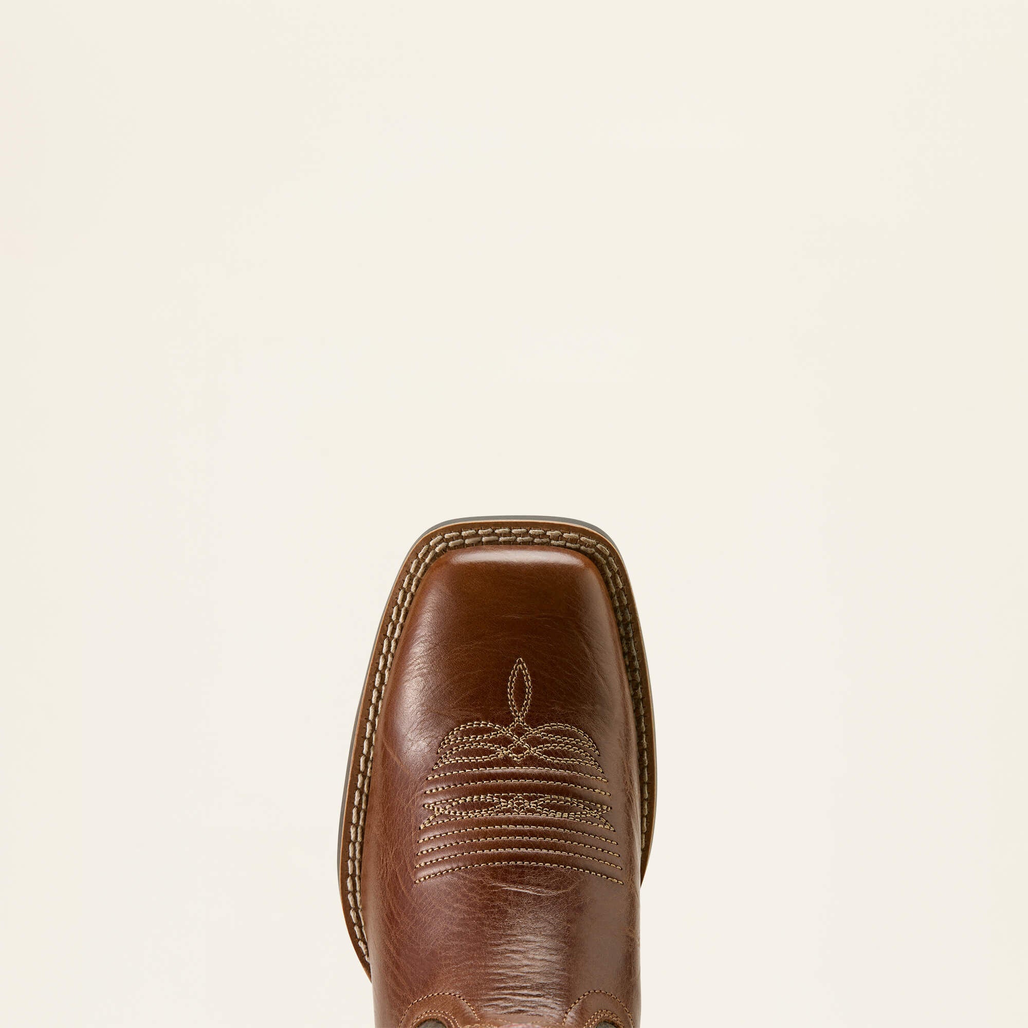 Captivate Wide Square Toe Western Boot Women - DARK TAN/TITANIUM