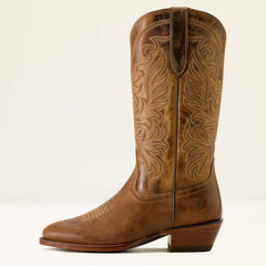 Louella R Toe Western Boot Women - PEARL BROWN