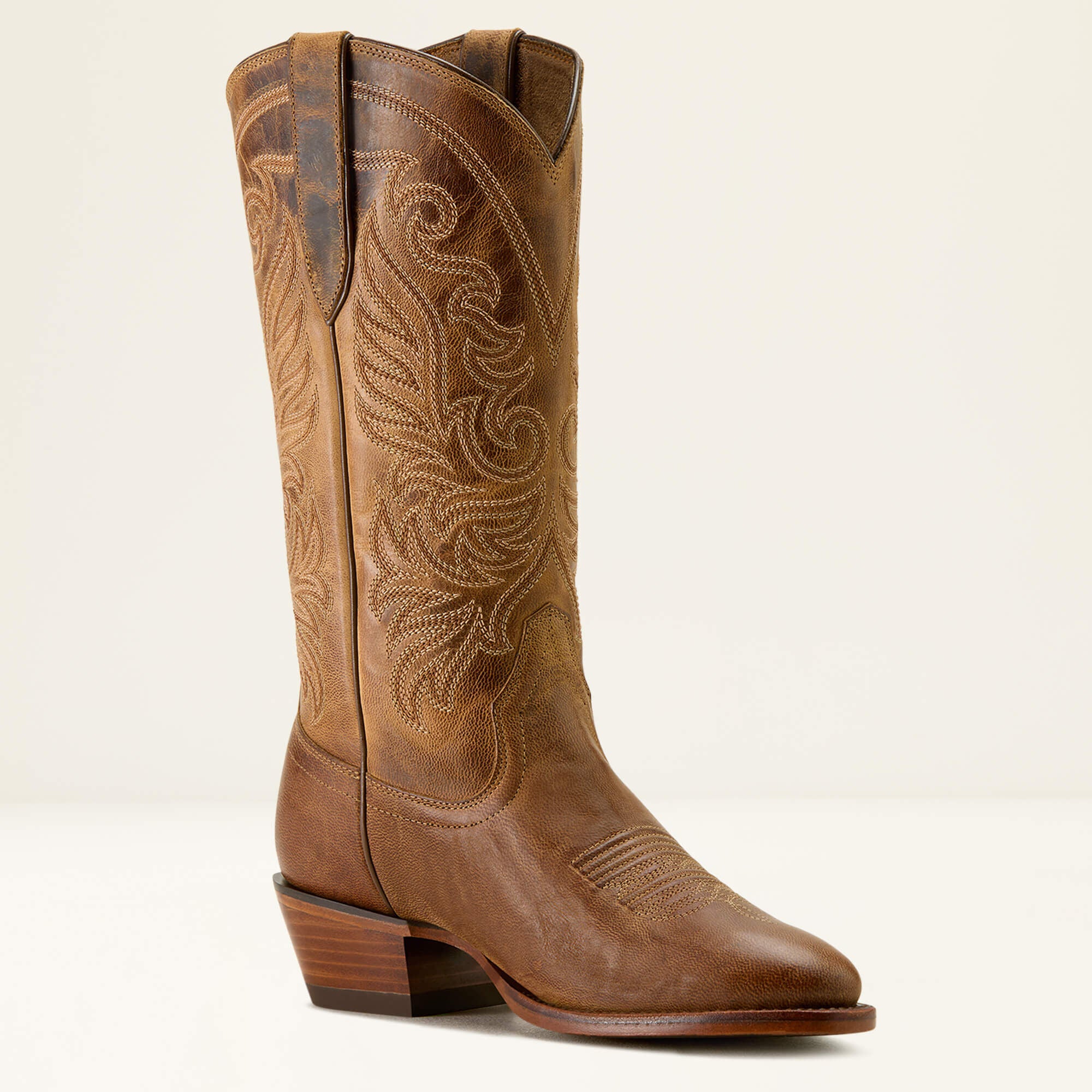Louella R Toe Western Boot Women - PEARL BROWN