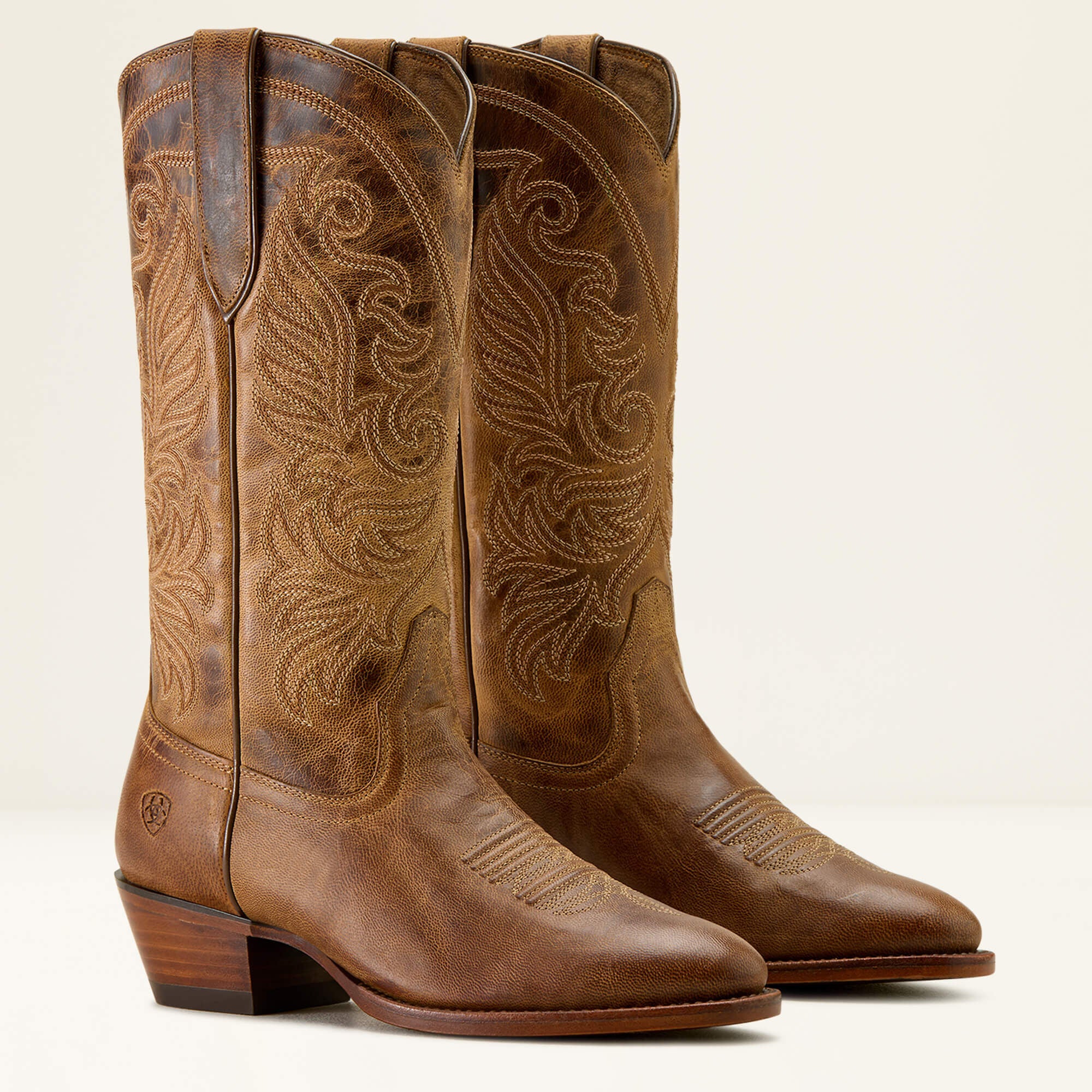 Louella R Toe Western Boot Women - PEARL BROWN