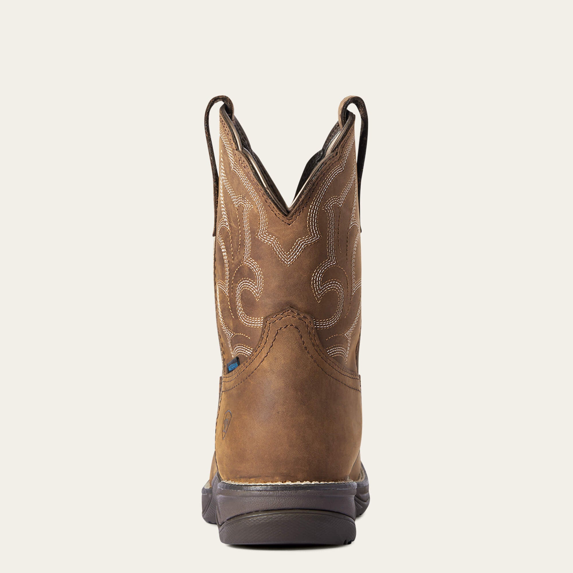 Anthem Shortie II Waterproof Square Toe Western Boot Women - DISTRESSED BROWN
