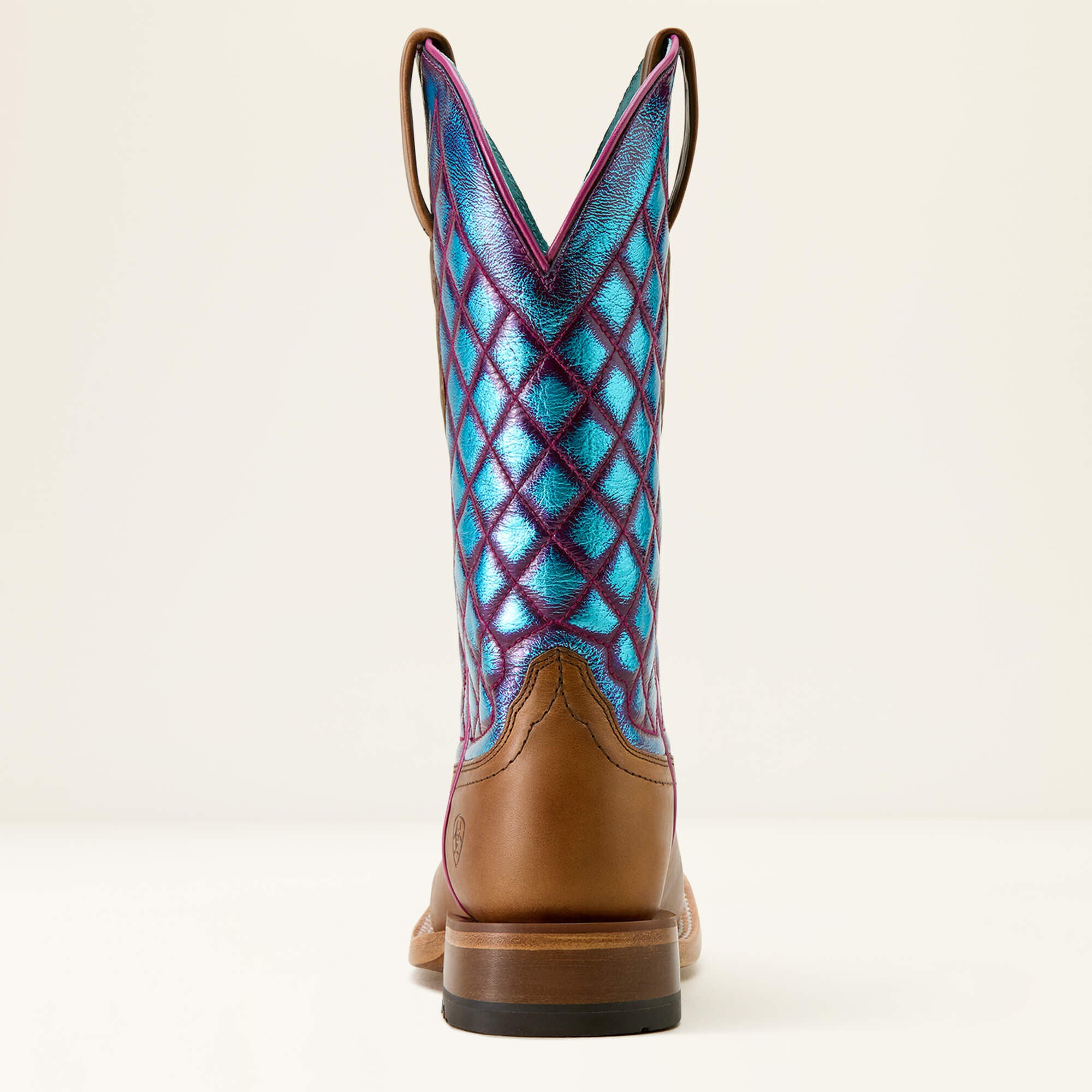 Frontier Wittman Wide Square Toe Western Boot Women - SHADES OF GRAIN/IRIDESCENT LAGOON