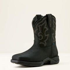 Anthem Shortie II Waterproof Square Toe Western Boot Women - BEAR BLACK