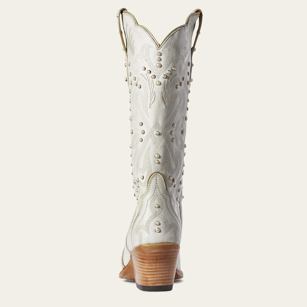 Pearl Western Boot Women - WHITE