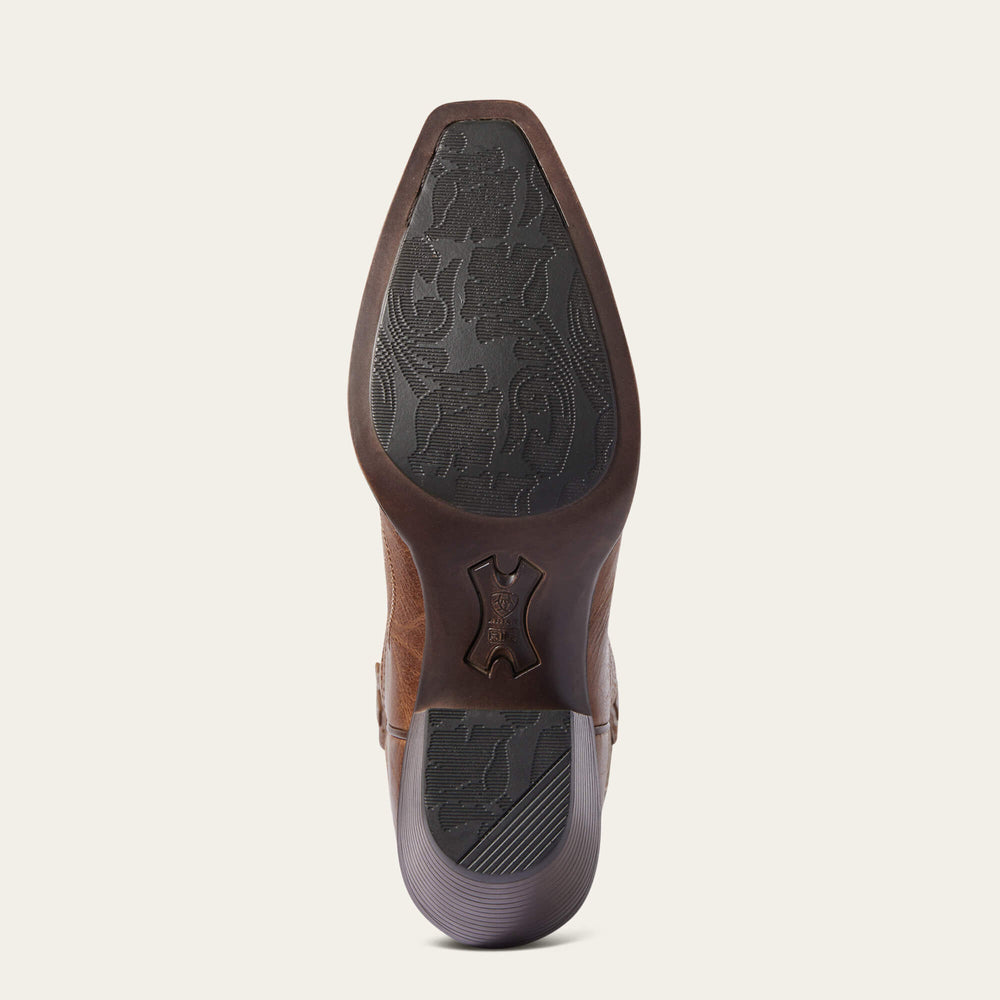 Heritage D Toe StretchFit Western Boot Women - DARK TAN