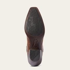 Heritage D Toe StretchFit Western Boot Women - DARK TAN