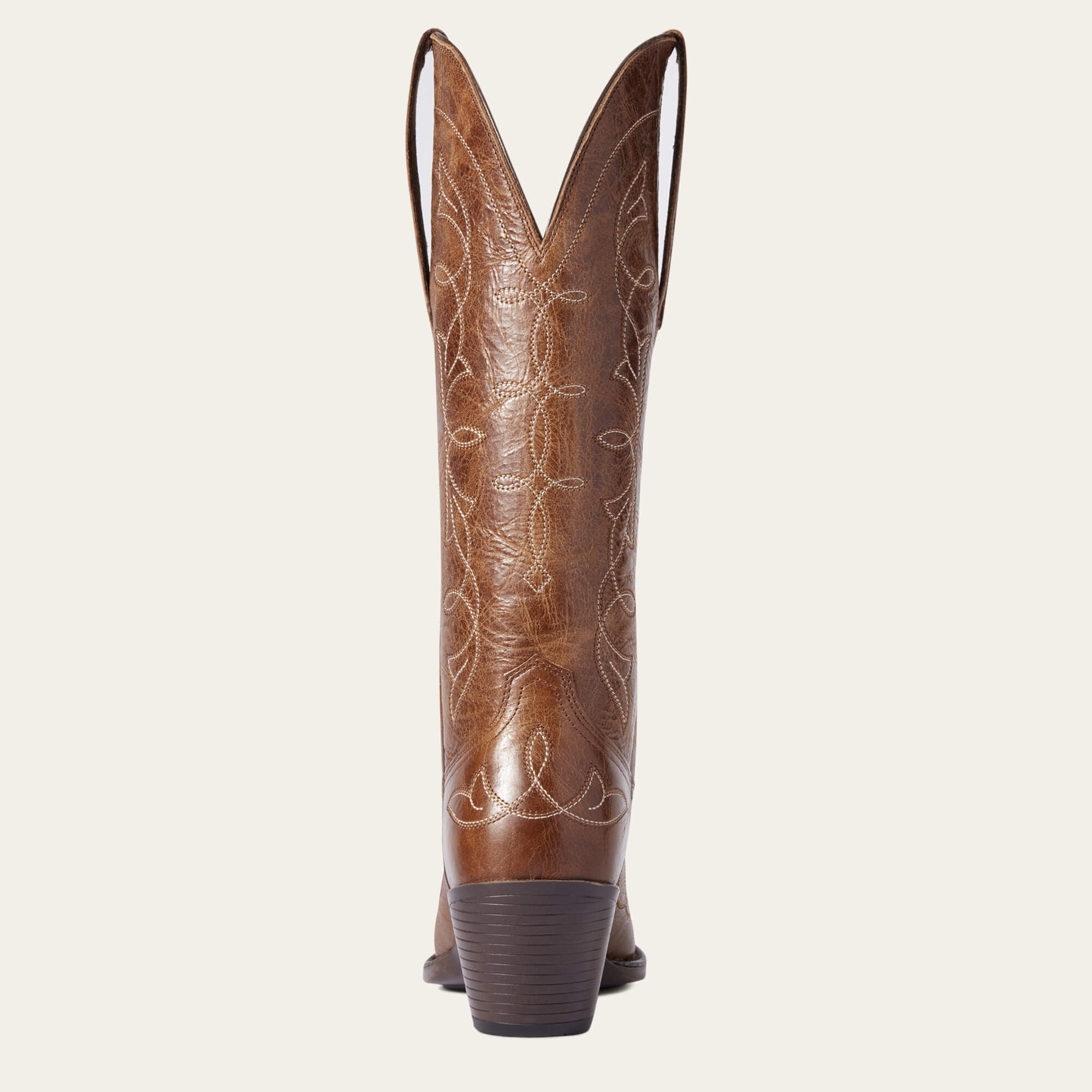 Heritage D Toe StretchFit Western Boot Women - DARK TAN