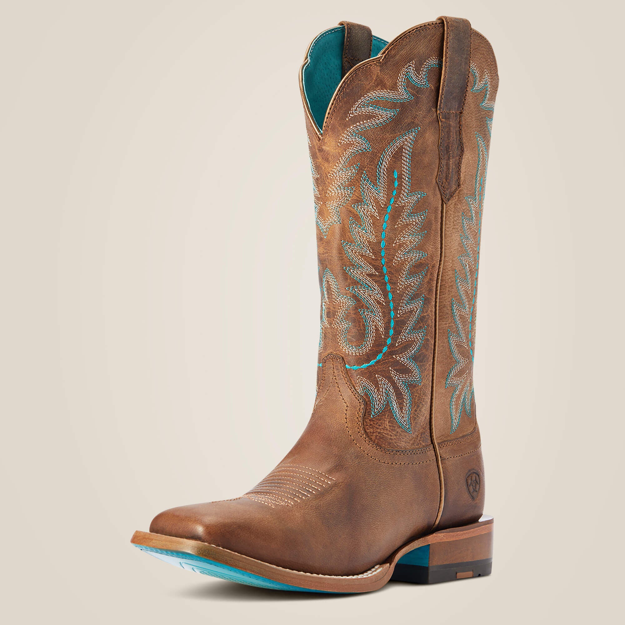 Frontier Tilly Wide Square Toe Western Boot Women - RODEO TAN