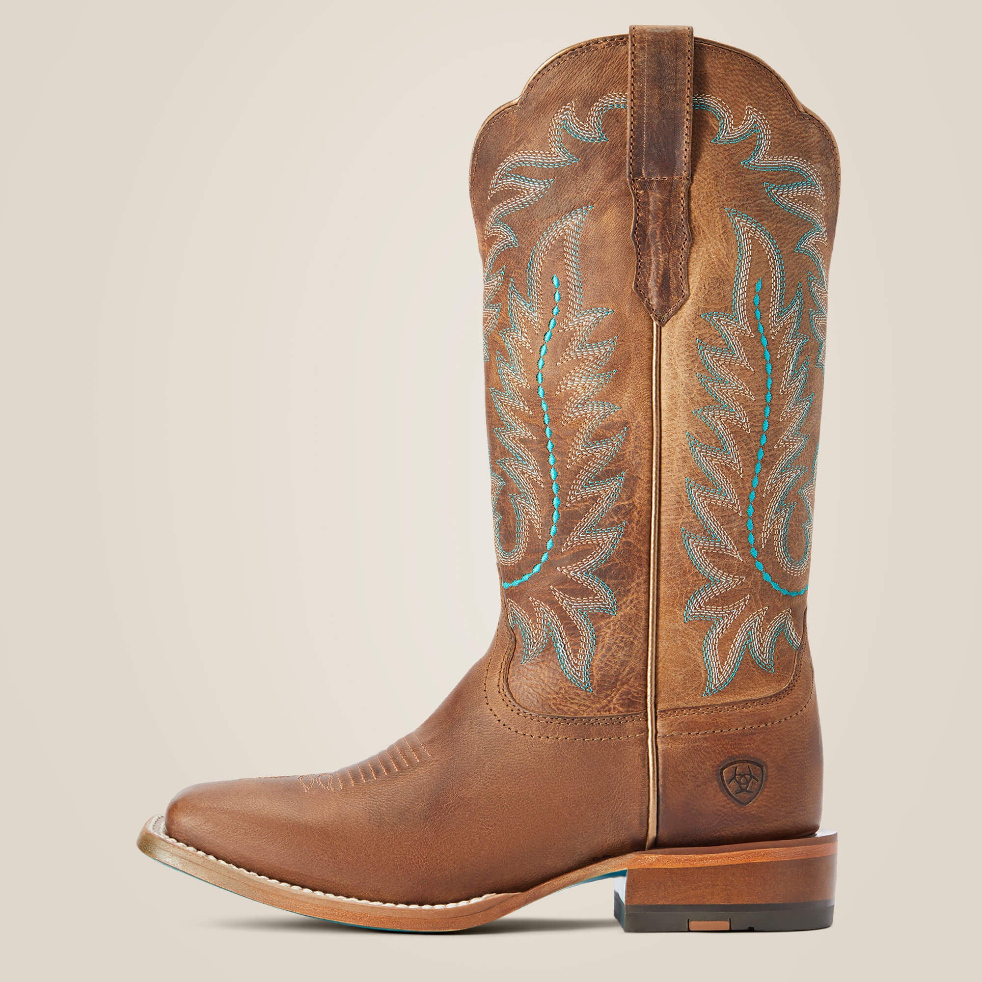 Frontier Tilly Wide Square Toe Western Boot Women - RODEO TAN