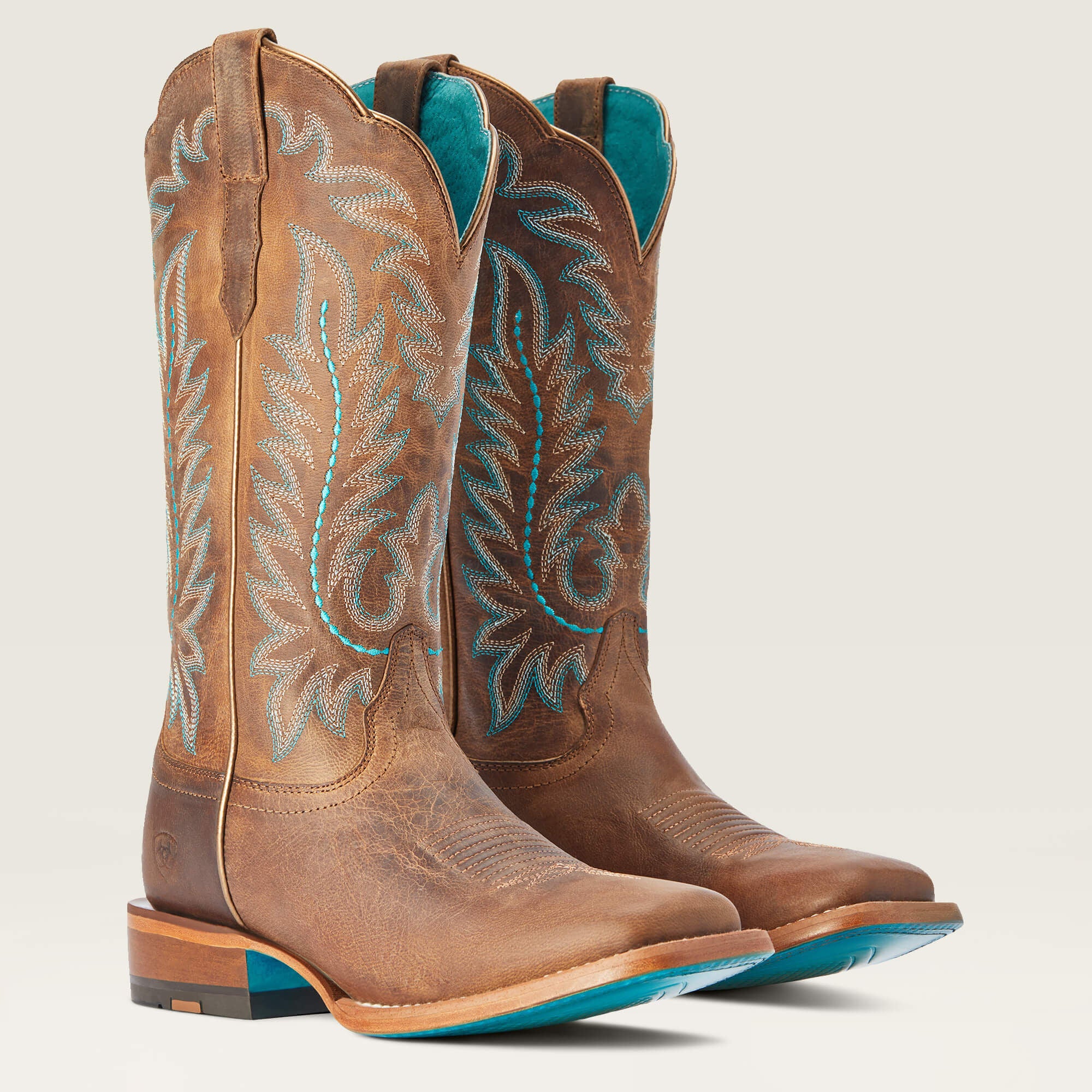 Frontier Tilly Wide Square Toe Western Boot Women - RODEO TAN