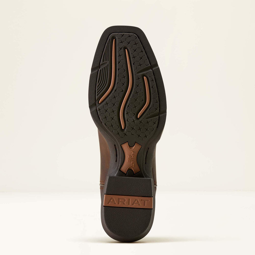 Round Up Narrow Cutter Toe Western Boot Women - SASSY BROWN/OCEAN WAVE