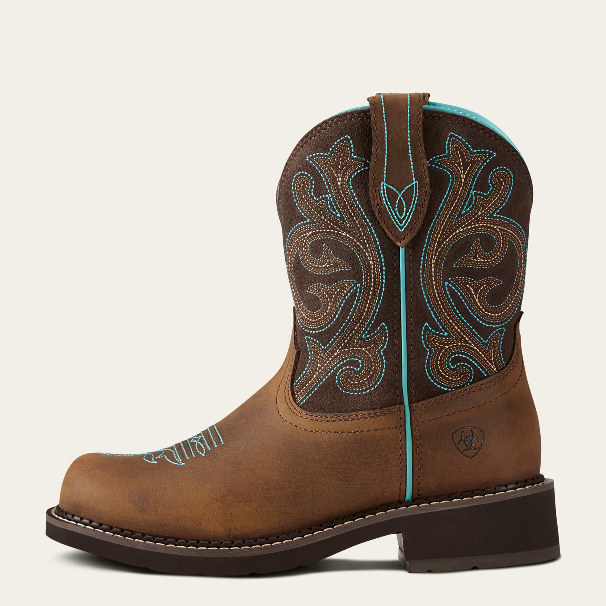 Fatbaby Heritage Western Boot Women - DISTRESSED BROWN/FUDGE
