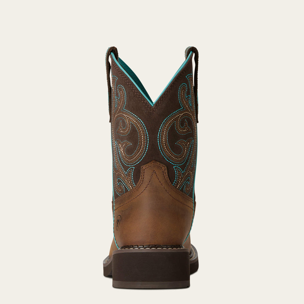 Fatbaby Heritage Western Boot Women - DISTRESSED BROWN/FUDGE