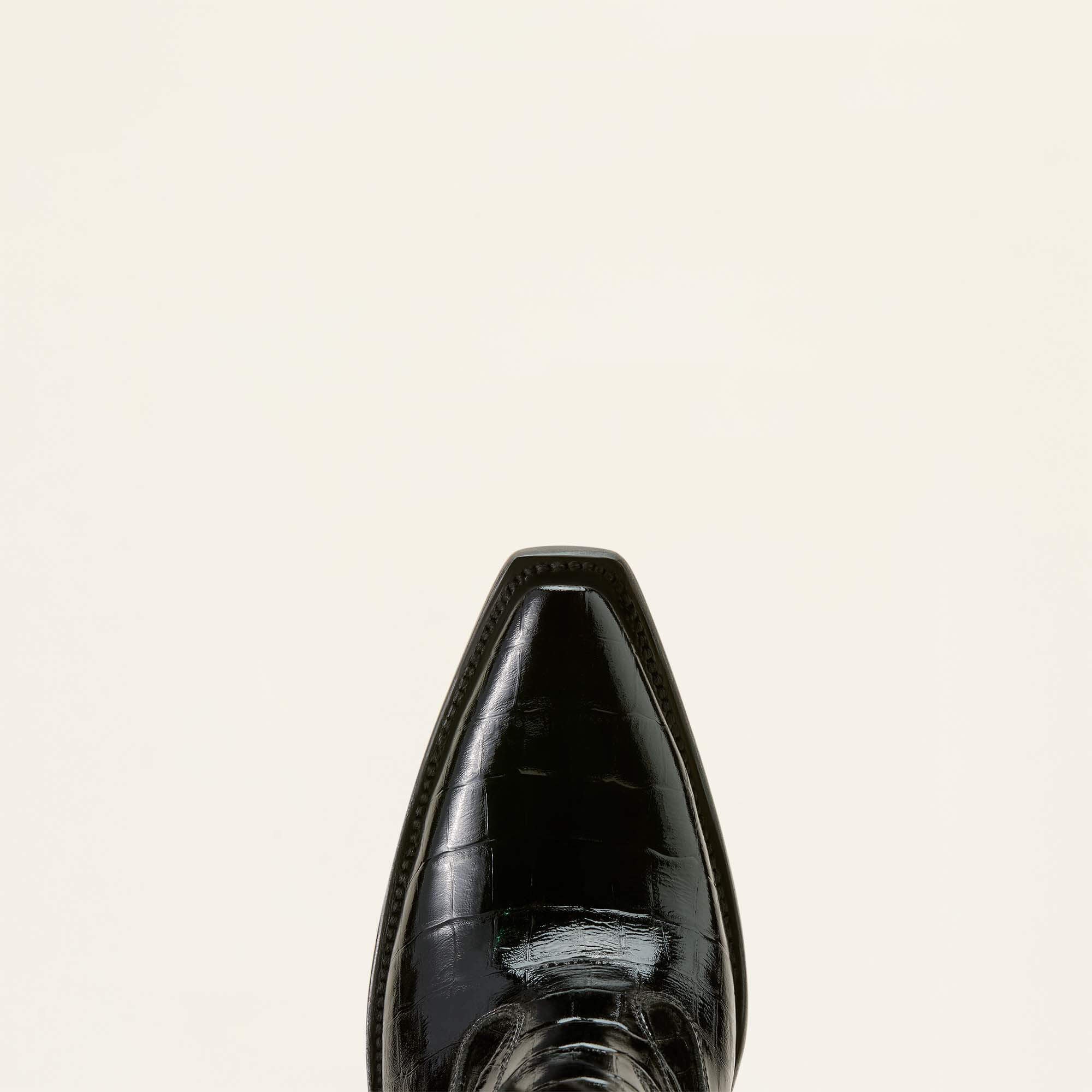 Jade X Toe Western Boot Women - LUXE CAVIAR CROC PRINT