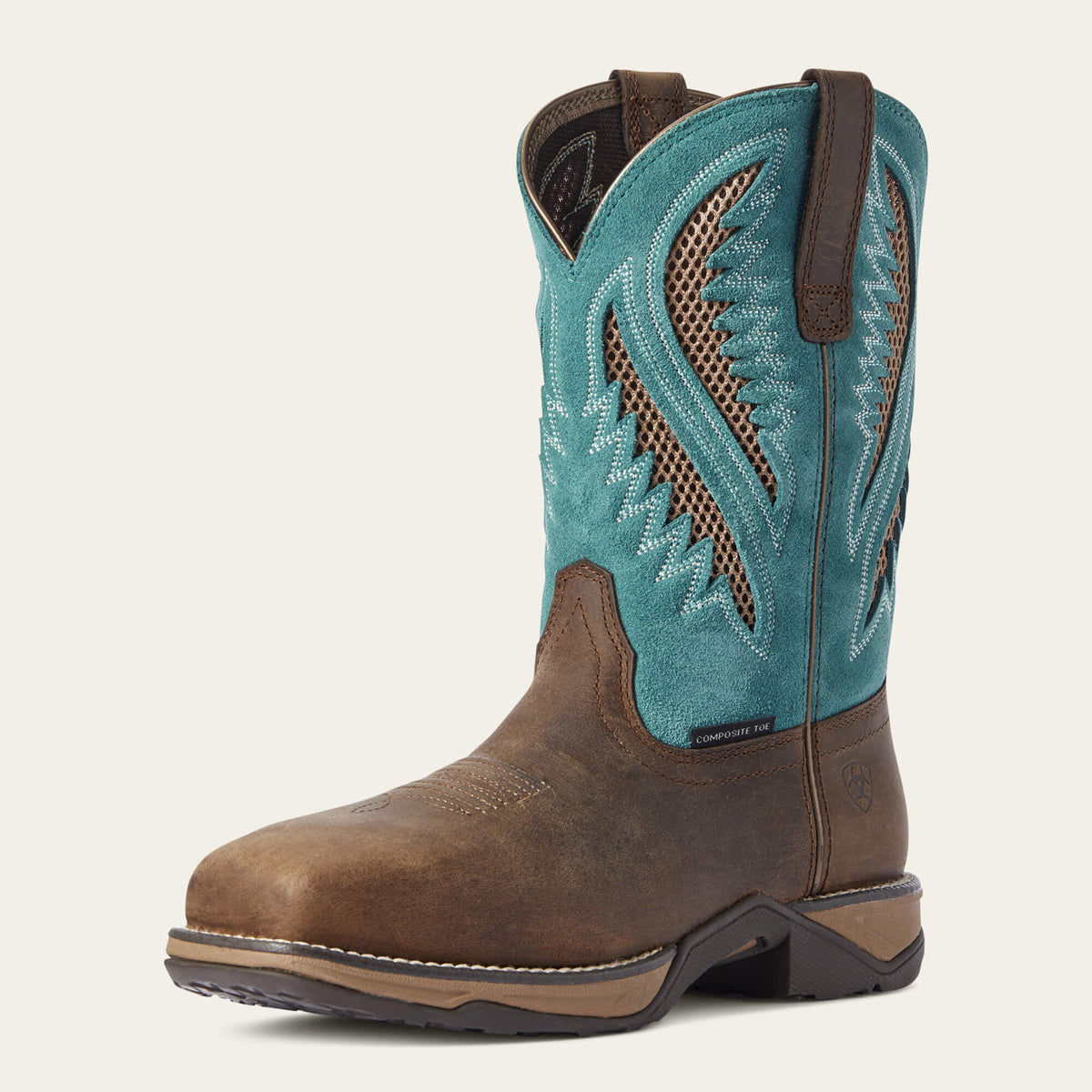 Anthem VentTEK Composite Toe Work Boot Women - ROYAL CHOCOLATE