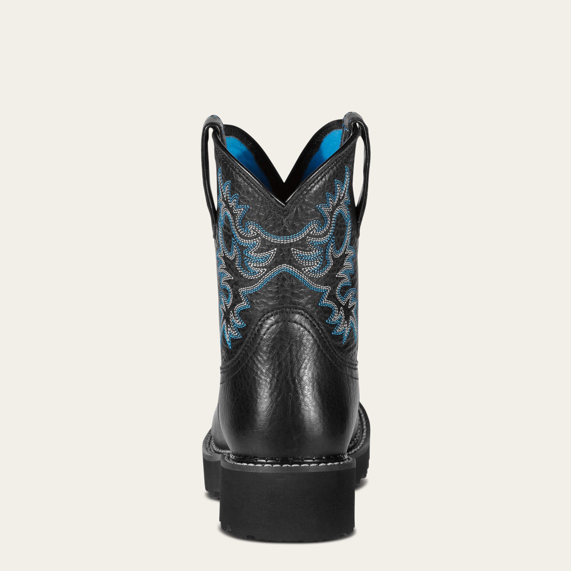 Fatbaby Western Boot Women - BLACK DEERTAN