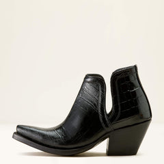 Dixon X Toe Western Boot Women - LUXE CAVIAR CROC PRINT
