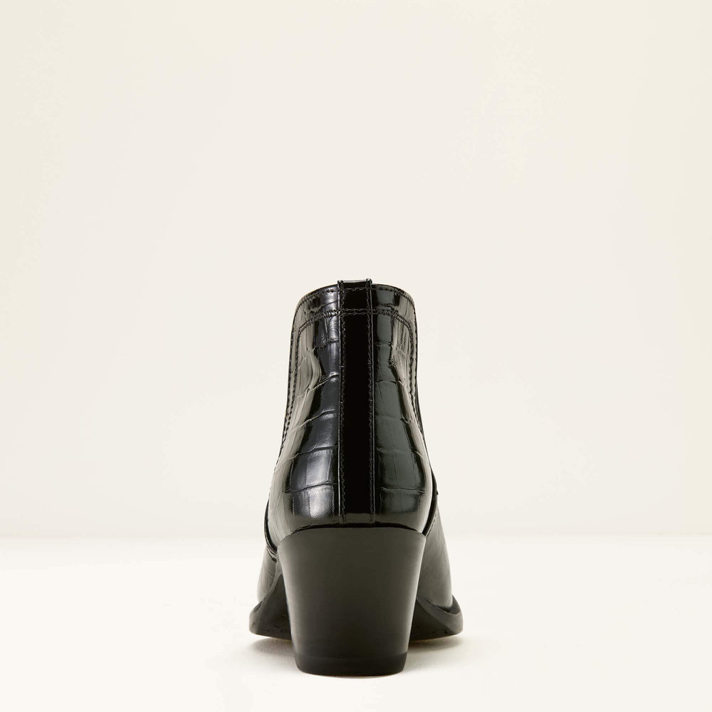 Dixon X Toe Western Boot Women - LUXE CAVIAR CROC PRINT