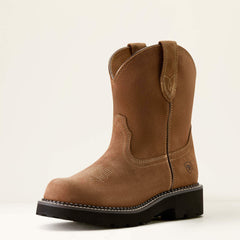 Fatbaby Slouch Western Boot Women - CRUSHED PEANUT