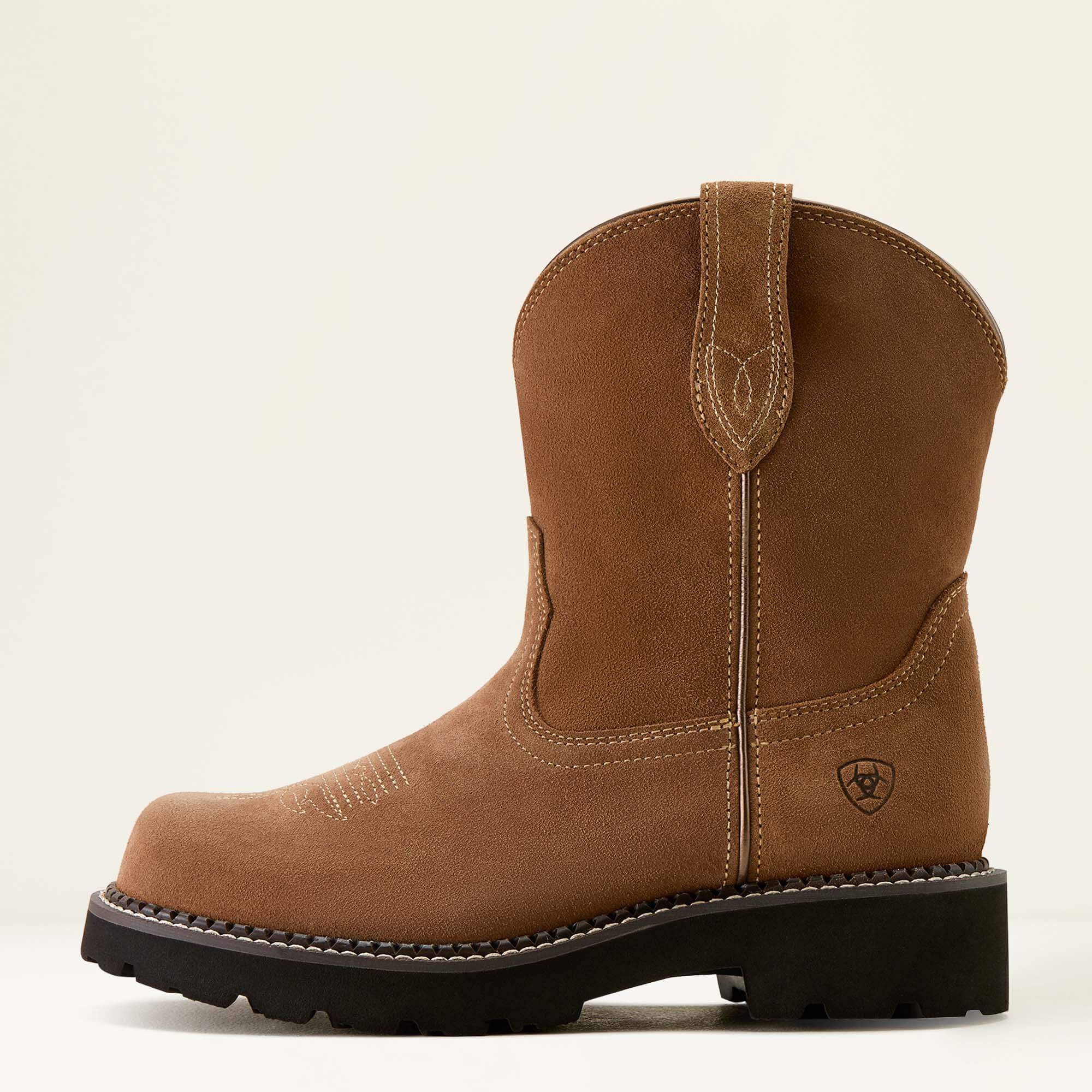 Fatbaby Slouch Western Boot Women - CRUSHED PEANUT