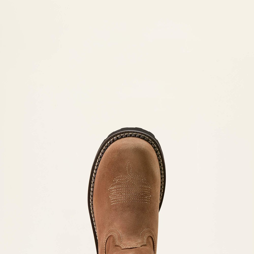 Fatbaby Slouch Western Boot Women - CRUSHED PEANUT