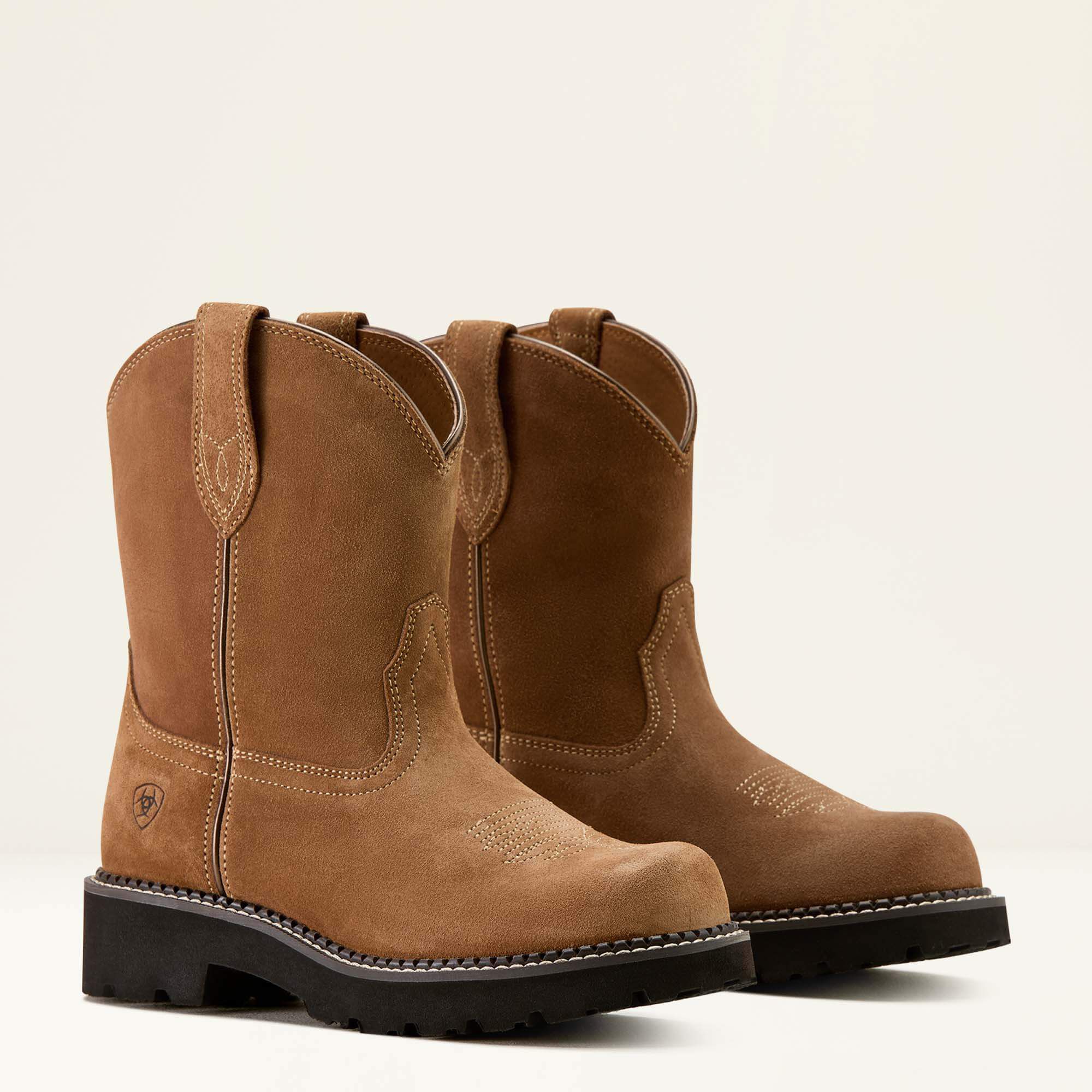 Fatbaby Slouch Western Boot Women - CRUSHED PEANUT