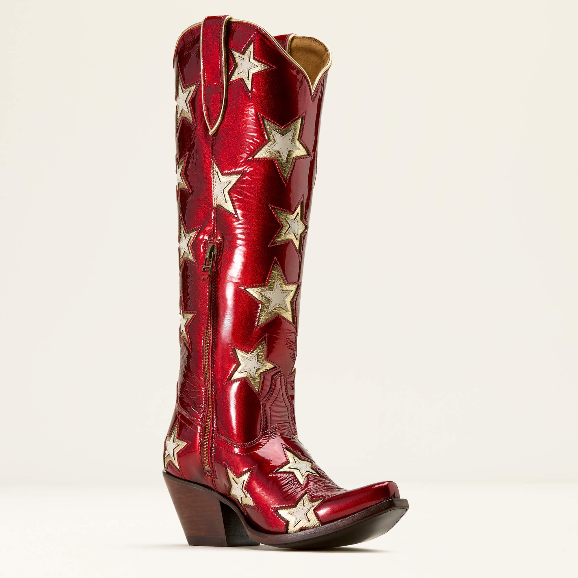 Casanova Star X Toe Western Boot Women - CHERRY HEAT