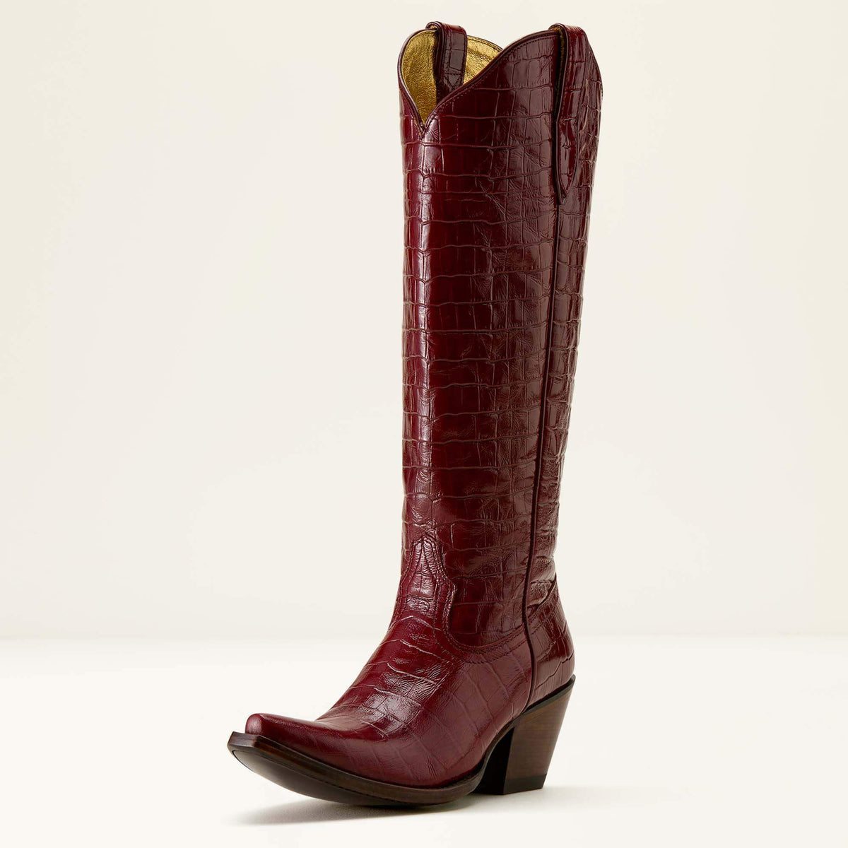 Casanova X Toe Western Boot Women - LUXE DUBONNET CROC PRINT