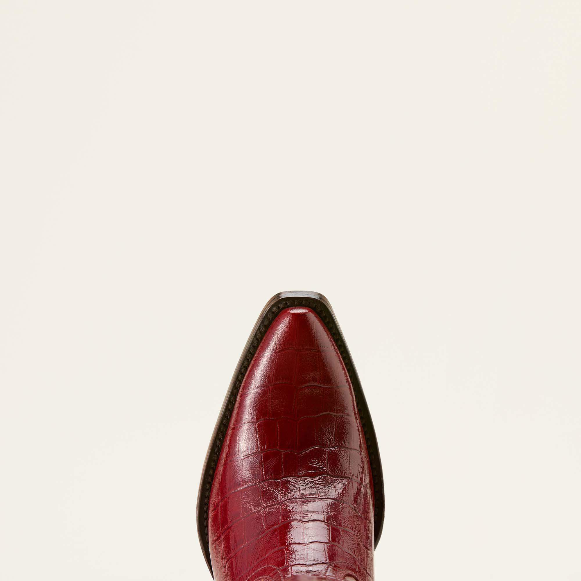Casanova X Toe Western Boot Women - LUXE DUBONNET CROC PRINT