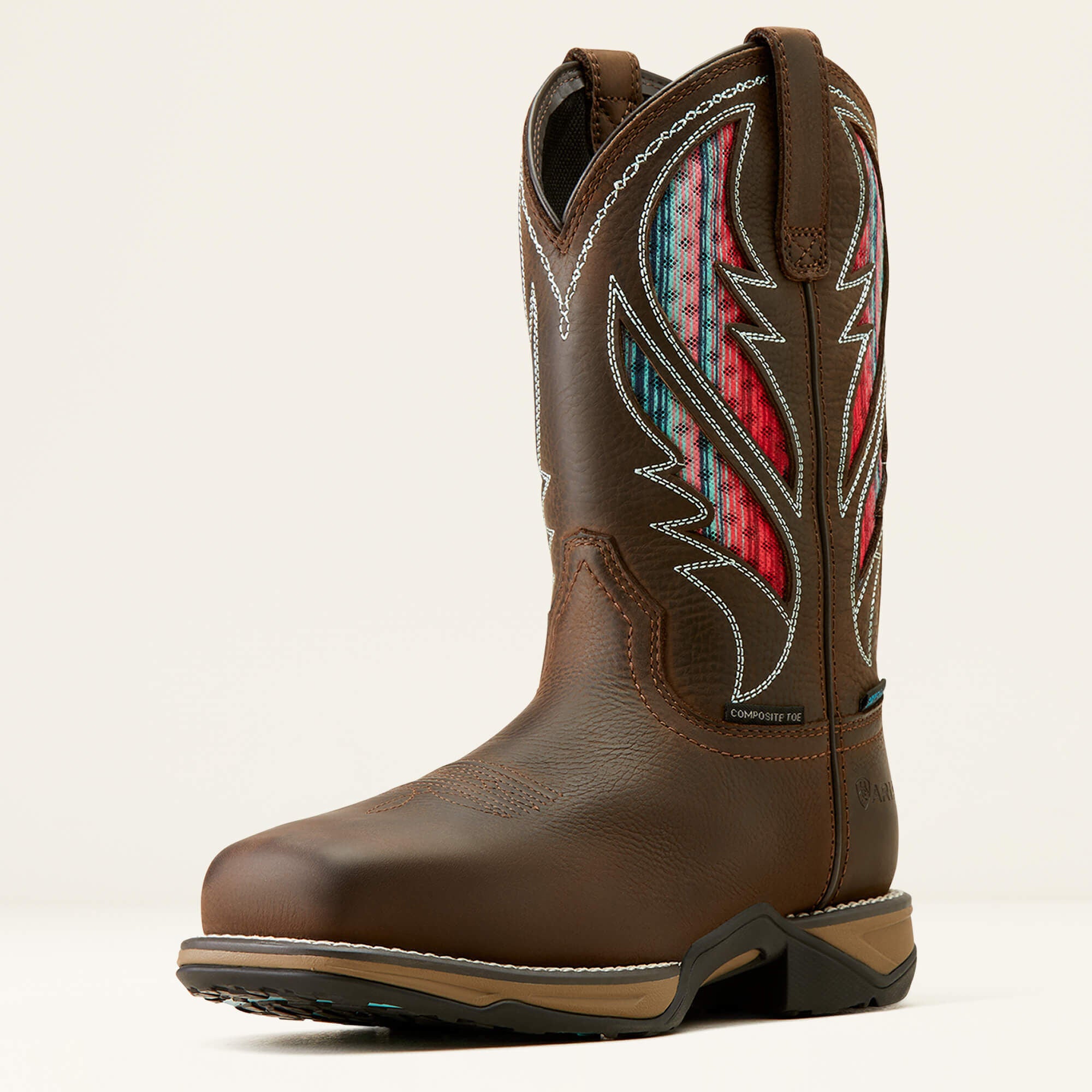 Anthem VentTEK Waterproof Composite Toe Work Boot Women - DARK CHOCOLATE/SERAPE