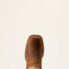 Olena Wide Square Toe Western Boot Women - SASSY BROWN