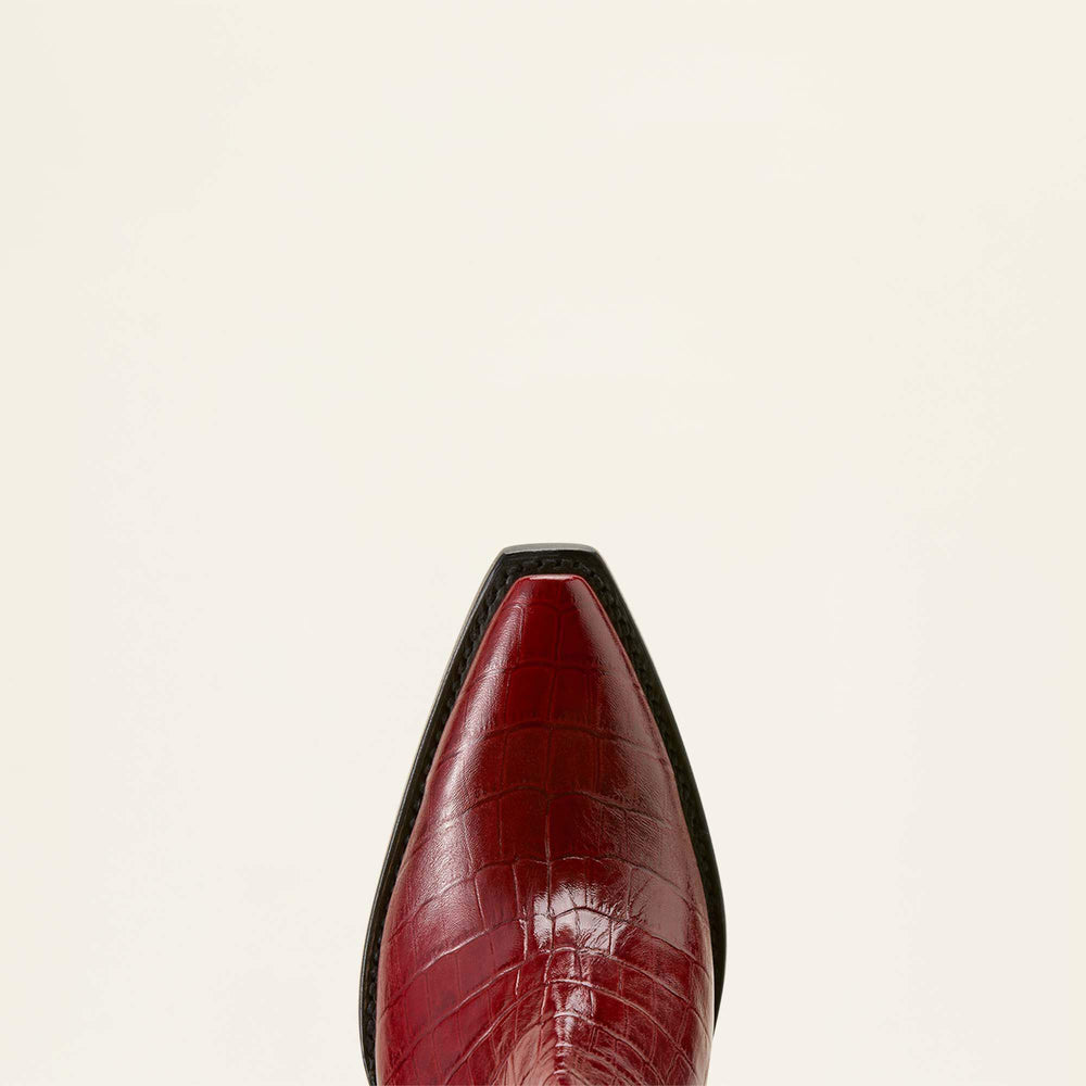 Dixon X Toe Western Boot Women - LUXE DUBONNET CROC PRINT