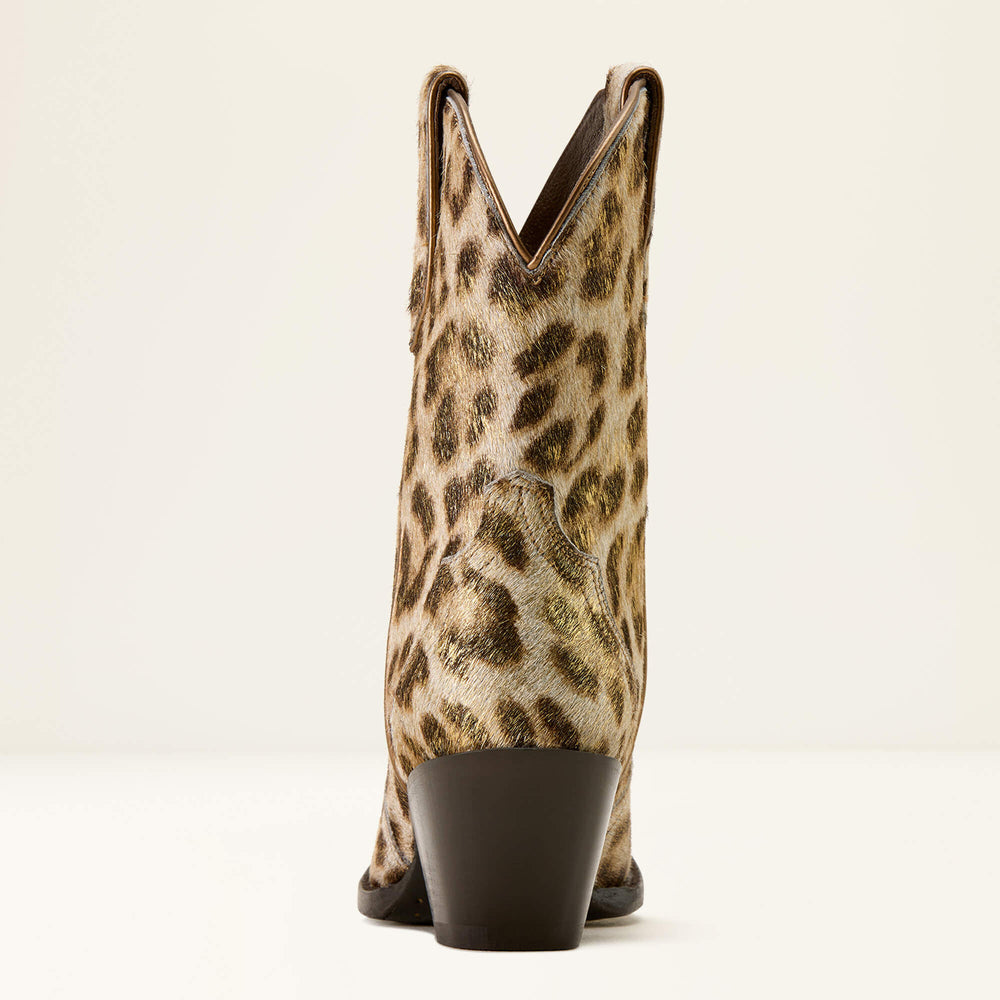 Julietta J Toe Western Boot Women - GILDED LEOPARD HAIR ON