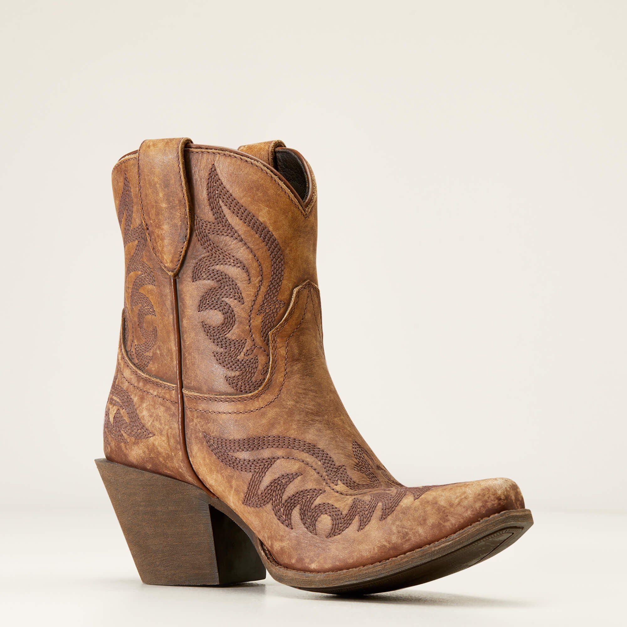 Chandler X Toe Western Boot Women - NATURALLY DISTRESSED BROWN