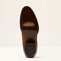 Bench Made Eleanor Almond Toe Chelsea Boot Women - CHESTNUT SUEDE