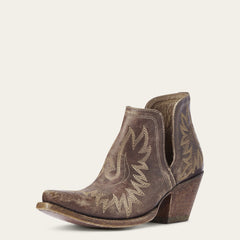 Dixon X Toe Western Boot Women - NATURALLY DISTRESSED BROWN