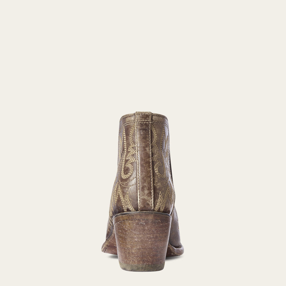 Dixon X Toe Western Boot Women - NATURALLY DISTRESSED BROWN