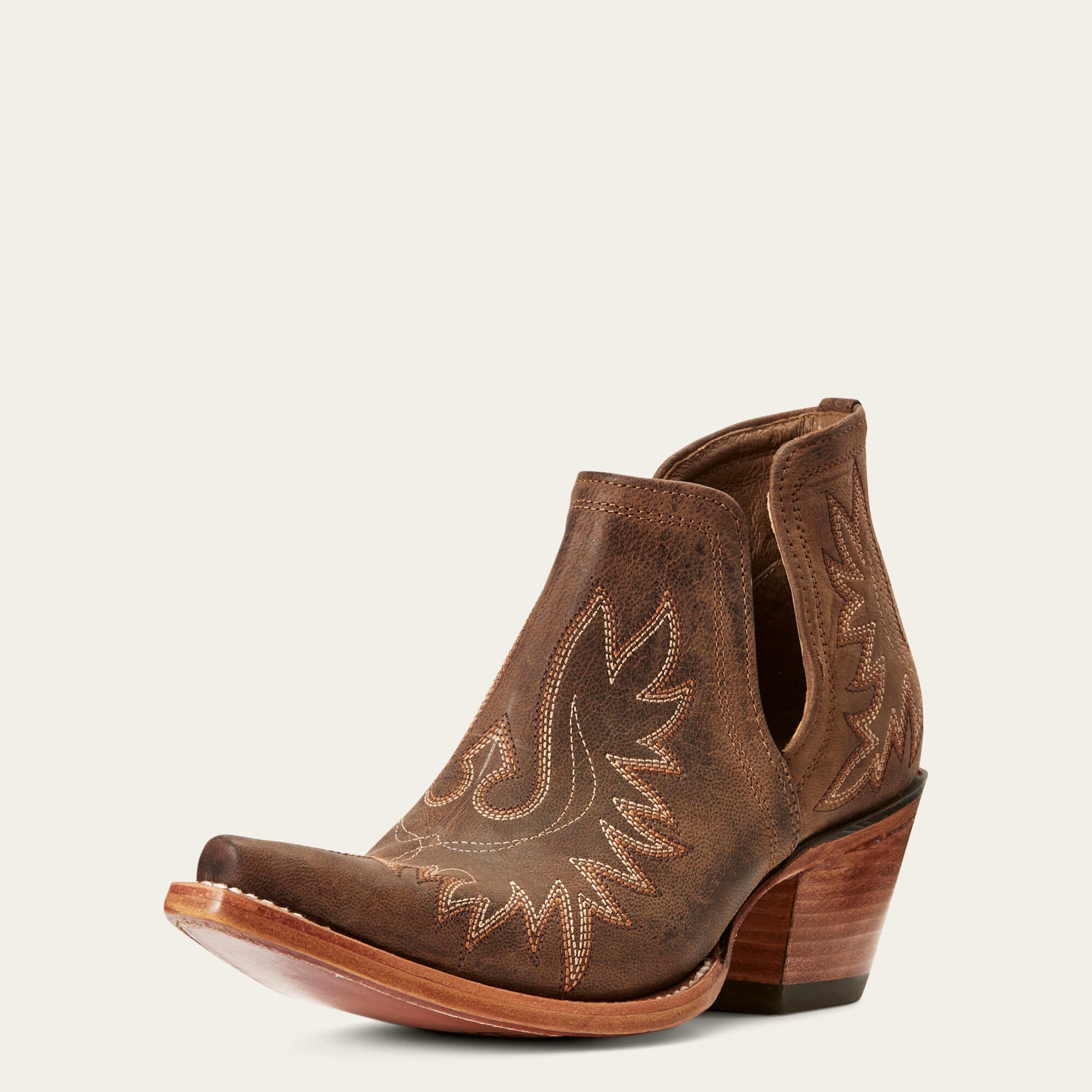Dixon X Toe Western Boot Women - WEATHERED BROWN