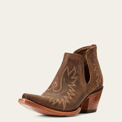 Dixon X Toe Western Boot Women - WEATHERED BROWN