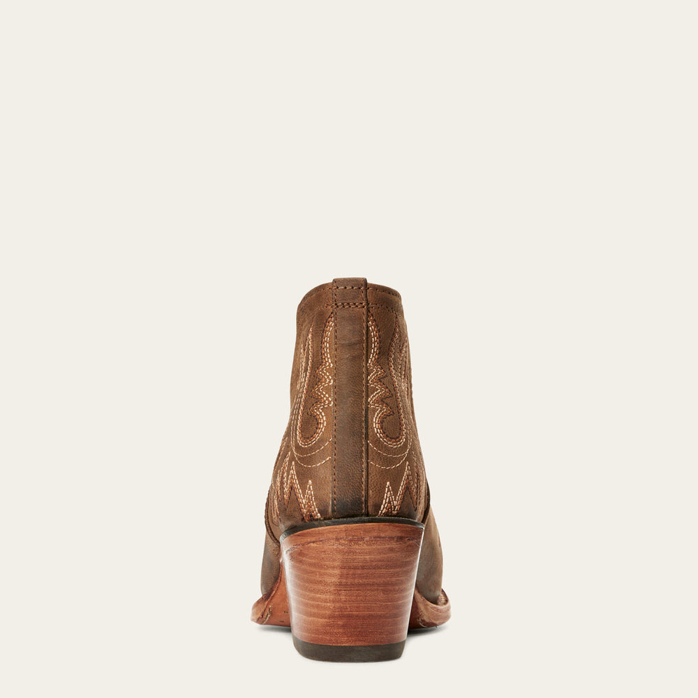 Dixon X Toe Western Boot Women - WEATHERED BROWN