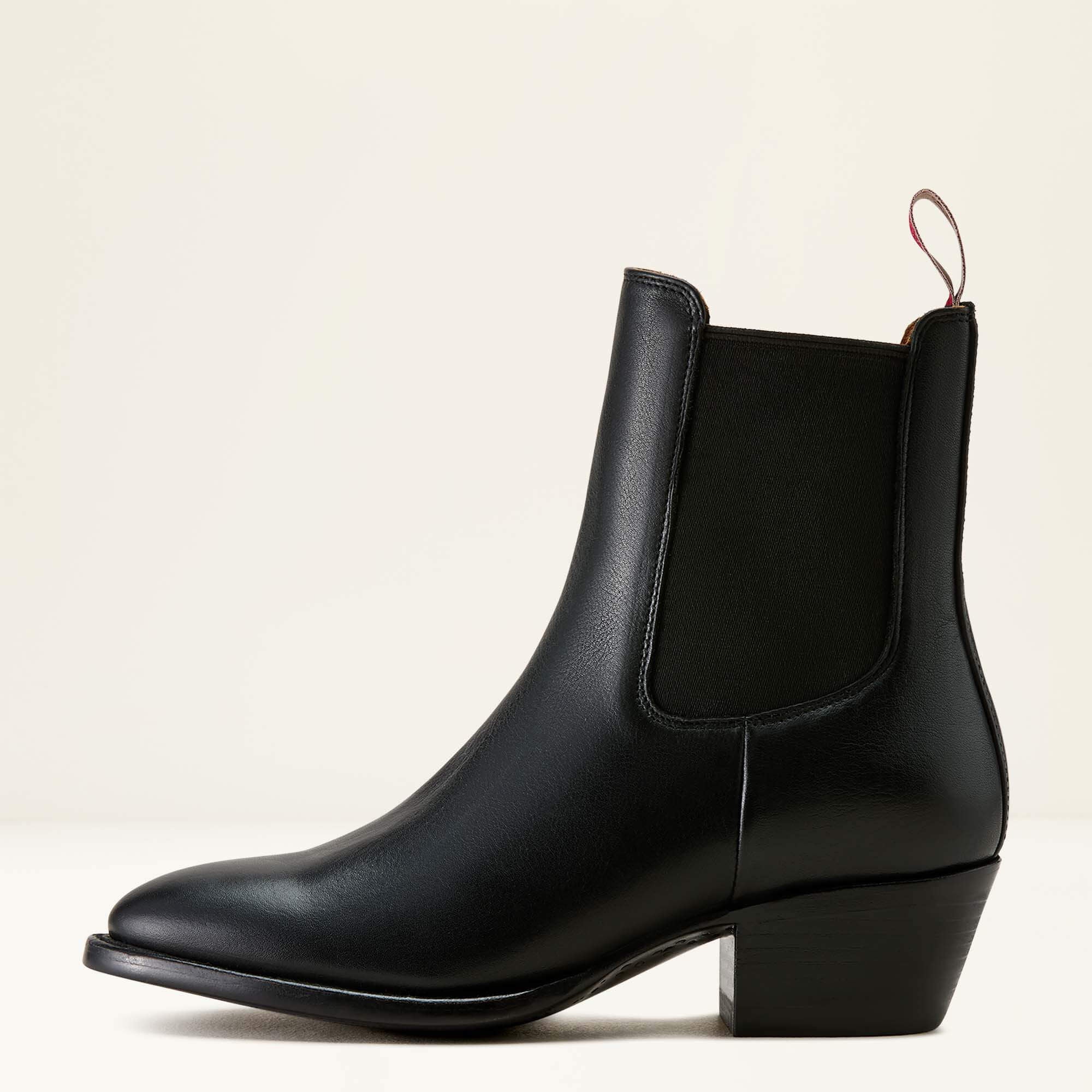 Bench Made Eleanor Almond Toe Chelsea Boot Women - CARBON BLACK